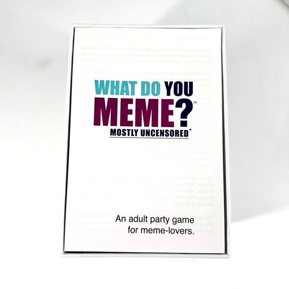 What Do You Meme? Card Game Lot Mostly Uncensored & On The Go Meme Party Set - Picture 2 of 5